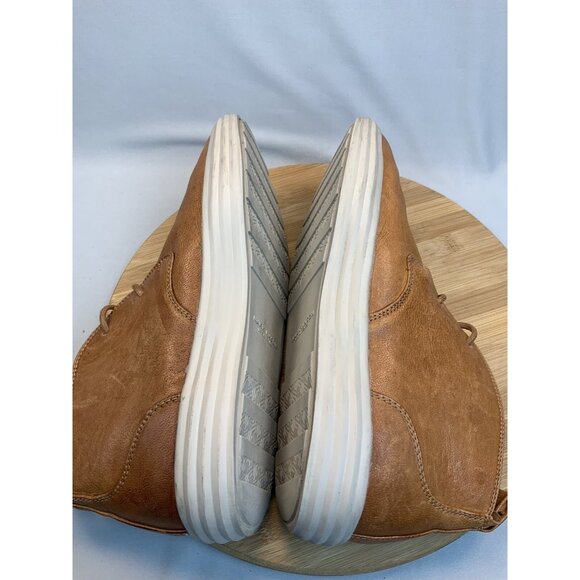 Mark Nason Los Angeles Size 9 Mens Cognac Shogun Leather High Top Sneaker - Picture 5 of 6